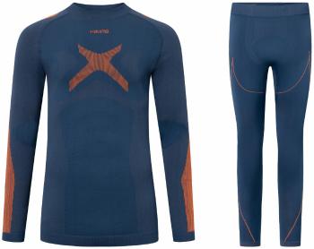 Viking Primeone Man Set Base Layer Navy/Orange M Termoprádlo