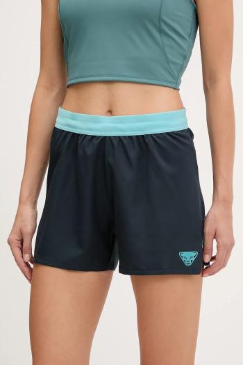 Turistické šortky Dynafit Alpine tmavomodrá farba, vzorované, vysoký pás, 08.0000071646