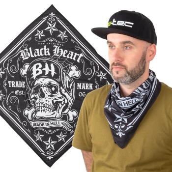 Šátek W-TEC Black Heart Bandest  Bones