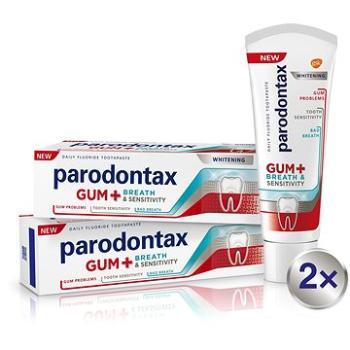 PARODONTAX pro dásně, dech a citlivé zuby Whitening 2× 75 ml (8596149006376)