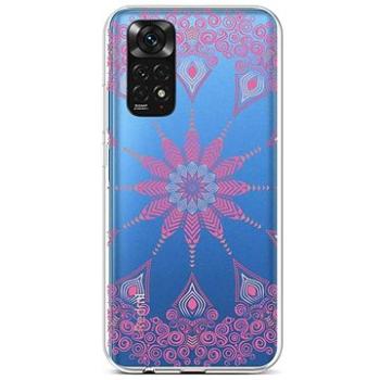 TopQ Kryt Xiaomi Redmi Note 11 silikon Pink Mandala 71877 (Sun-71877)