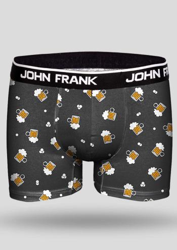 Pánské boxerky John Frank JFBD245 M Černá