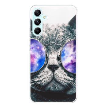 Odolné silikonové pouzdro iSaprio - Galaxy Cat - Samsung Galaxy A34 5G