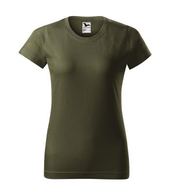 MALFINI Dámské tričko Basic - Military | S