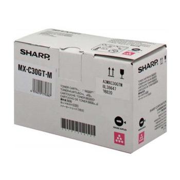 Sharp MX-C30GTM purpurový (magenta) originální toner