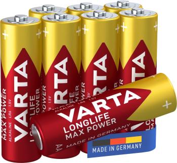 Eldobható elem VARTA Longlife Max Power Alkáli elem AA 5+3 db