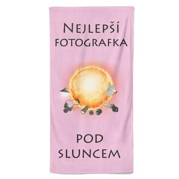 Osuška Nejlepší fotografka pod sluncem (Velikost osušky: 100x170cm)