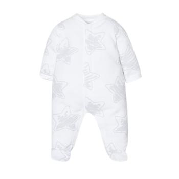 OVS Romper suit Grey Stars B right White