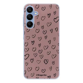 Odolné silikonové pouzdro iSaprio - Heart Dark - Samsung Galaxy A25 5G