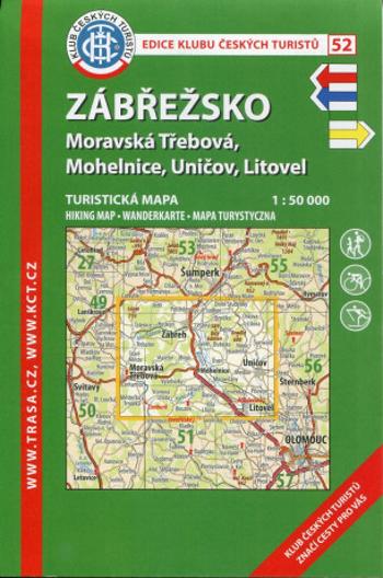 KČT 52 Zábřežsko Moravská Třebová, Mohelnice, Uničov, Litovel