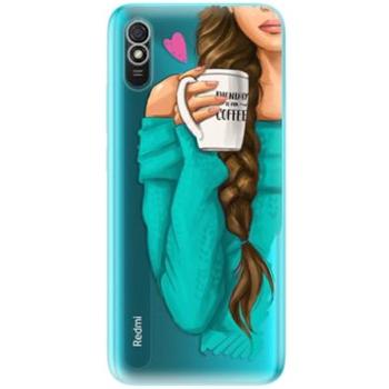 iSaprio My Coffe and Brunette Girl pro Xiaomi Redmi 9A (coffbru-TPU3_Rmi9A)