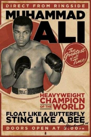 Plakát Muhammad Ali (Vintage)