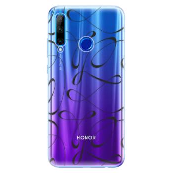 Odolné silikonové pouzdro iSaprio - Fancy - black - Huawei Honor 20 Lite