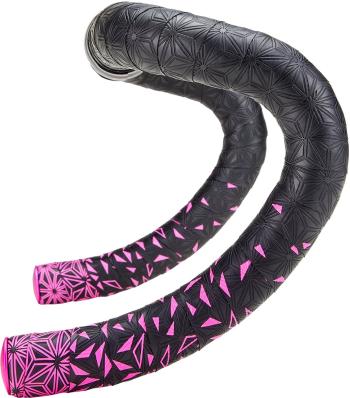 Védőszalag Supacaz Super Sticky Kush - Star Fade - Neon Pink Star Fade w/ Neon Pink Plugs