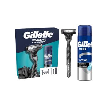 Gillette Mach 3 Charcoal dárková sada