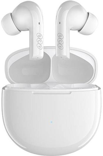 QCY T18 White Bezdrôtové sluchadlá do uší