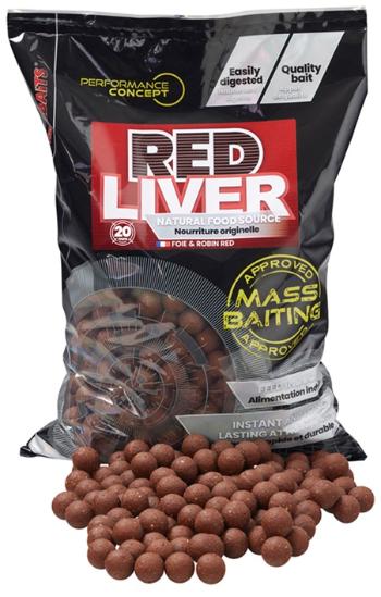 Starbaits boilie red liver mass baiting 3 kg - 20 mm