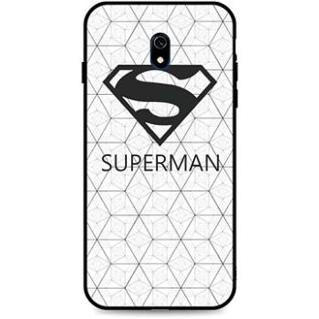 TopQ Xiaomi Redmi 8A 3D silikon Bílý Superman 47568 (Sun-47568)