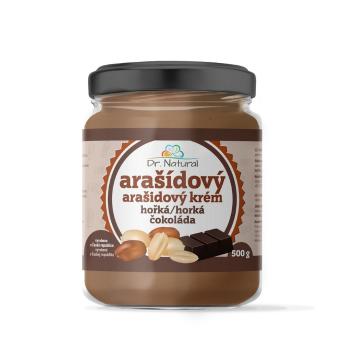 Dr.Natural Arašídový krém s hořkou čokoládou, 500 g