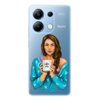 Odolné silikonové pouzdro iSaprio - Coffe Now - Brunette - Xiaomi Redmi Note 13