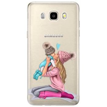 iSaprio Kissing Mom - Blond and Boy pro Samsung Galaxy J5 (2016) (kmbloboy-TPU2_J5-2016)