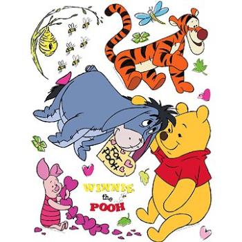 DKS1086 Samolepicí dekorace WINNIE THE POOH 30 x 30 cm (DKS1086)