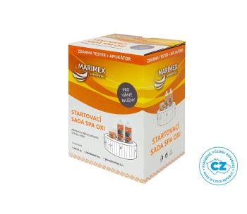 Marimex Spa sada Oxi (OXI 0,5kg, Odpeňovač 0,6l, Aktivátor 0,6l)