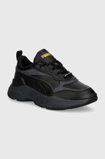 Sneakers boty Puma Cassia Lux černá barva, 397837