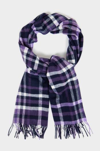 ŠÁLA GANT CHECK SCARF PANSY PURPLE