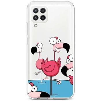 TopQ Samsung A22 silikon Cartoon Flamingos 65205 (Sun-65205)