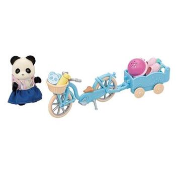 Sylvanian Families Panda a cyklo-bruslařský set (5054131056523)