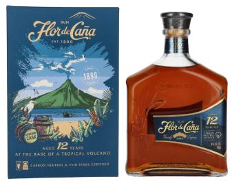 Flor de Caña 12 yo 40% 0,7l v dárkové krabici