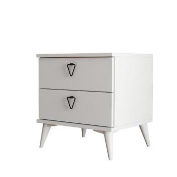 Măsuță de noptieră Versa-Ce White, alb
