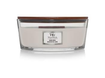 WoodWick Vonná svíčka loď Warm Wool 453 g