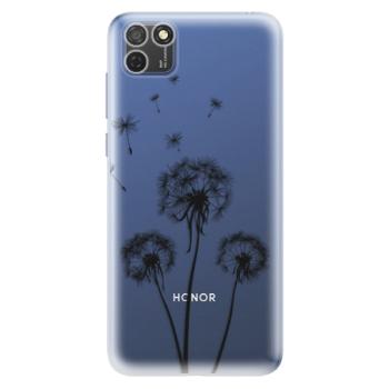 Odolné silikonové pouzdro iSaprio - Three Dandelions - black - Honor 9S