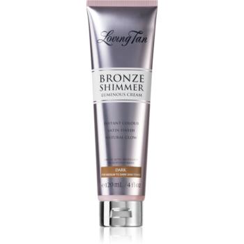 Loving Tan Bronze Shimmer samoopalovací krém odstín Dark 120 ml