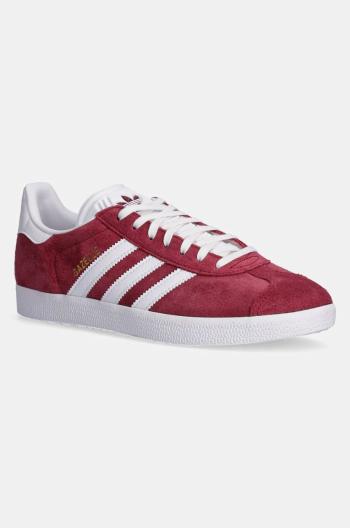 Boty adidas Originals Gazelle vínově červená barva, B41645