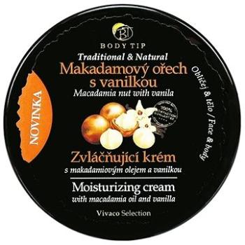 VIVACO Body Tip Zvláčňující krém na obličej a tělo Makadamový ořech s vanilkou 200 ml  (8595635203350)