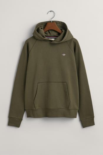 MIKINA GANT SHIELD HOODIE JUNIPER GREEN