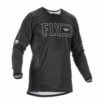 Motokrosový dres Fly Racing Kinetic Fuel Black White  černá/bílá  XL