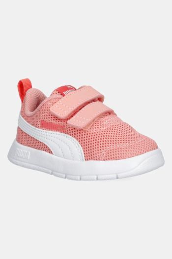 Detské tenisky Puma Courtflex V3 Mesh Inf oranžová farba, 398086