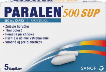 PARALEN 500 SUP 5 čapíkov