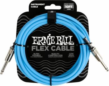 Ernie Ball Flex Instrument Cable Straight/Straight 3 m Egyenes - Egyenes Hangszórókábel