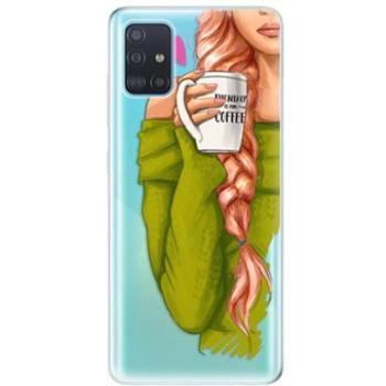 iSaprio My Coffe and Redhead Girl pro Samsung Galaxy A51 (coffread-TPU3_A51)