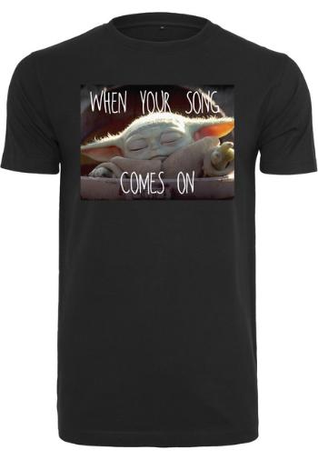 Mr. Tee Baby Yoda Song Tee black - XXL