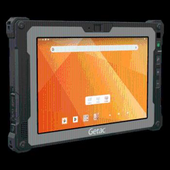 Getac ZX80, 2D, 20.3 cm (8''), Projected Capacitive, GPS, USB-C, BT, Wi-Fi, 4G, NFC, Android, black, grey