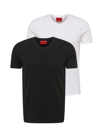 HUGO Póló 'Hugo'  fekete / fehér