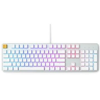 Glorious GMMK Full-Size White Ice Edition - Gateron-Brown, bílá - US (GLO-GMMK-FS-BRN-W)