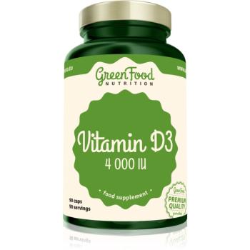 GreenFood Nutrition Vitamin D3 4000IU kapsle s vitamínem D 90 cps