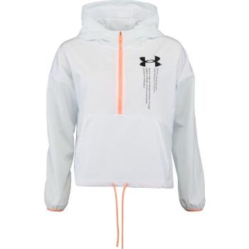 Under Armour WOVEN GRAPHIC JACKET Dámská tréninková bunda, bílá, velikost